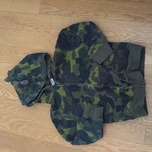 Gymboree dinosaur hoodie sweater jacket 4t